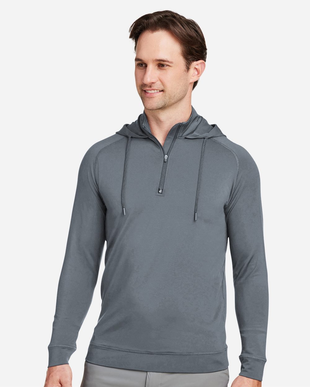 Unisex Vandyke Quarter-Zip Hooded Pullover - SWV600