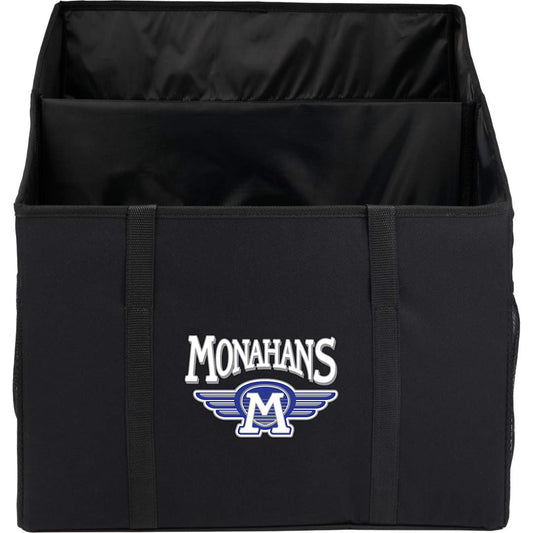 Front View of Black Recycled Trunk Organizer