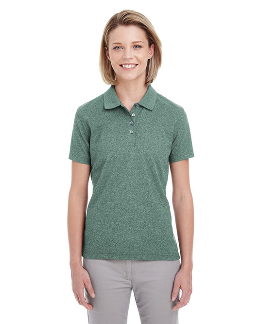 Women's Heathered Pique Polo - UC100W