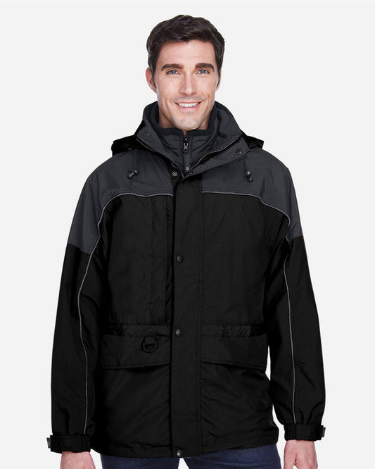 Men's 3-in-1 Two-Tone Parka - 88006