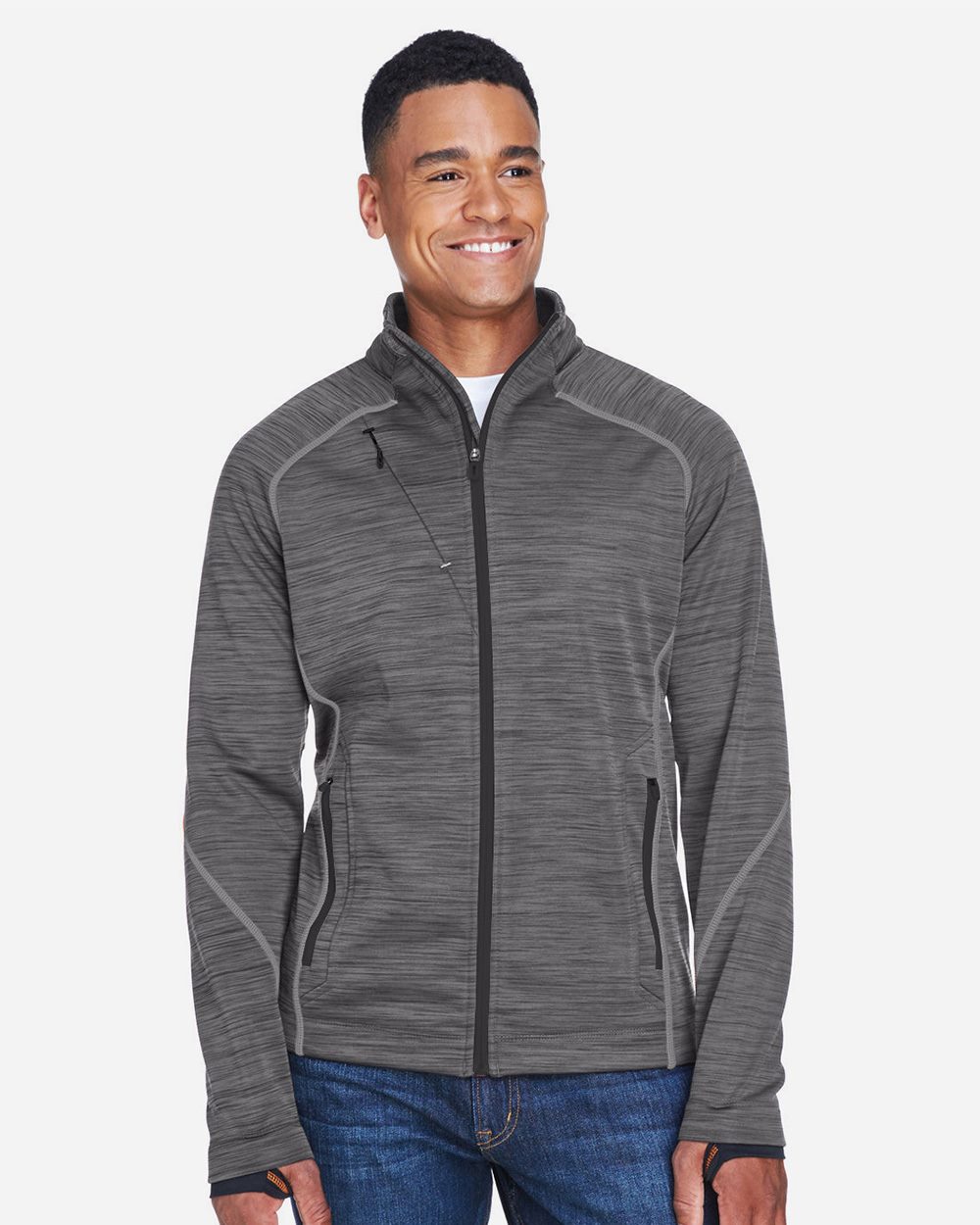 Men's Flux Mélange Bonded Fleece Jacket - 88697