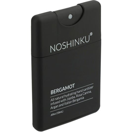 Black 0.6oz Noshinku Refillable Pocket Hand Sanitizer