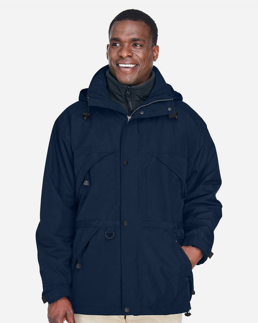 Men's 3-in-1 Parka with Dobby Trim - 88007