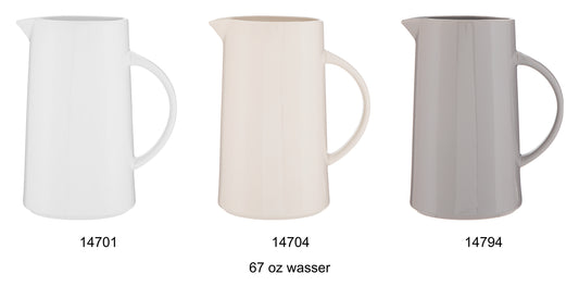 white 67 oz wasser