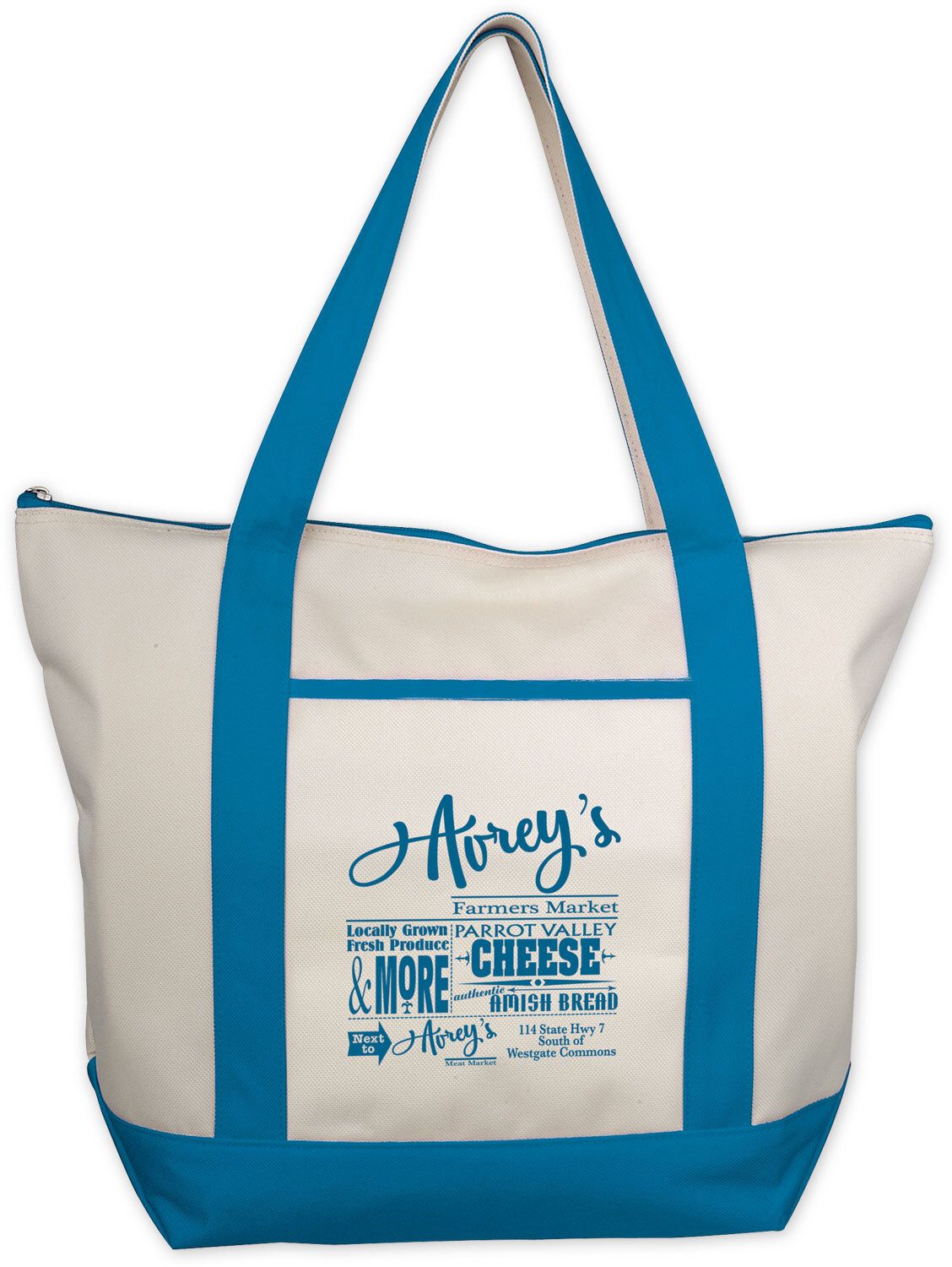 CLASSIC ZIPPERED TOTE