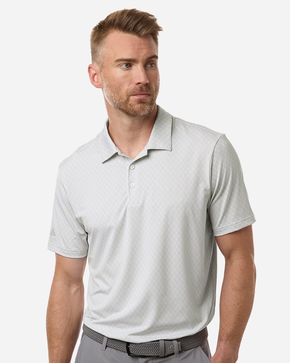 Men's 4-Way Stretch Printed Polo - A716