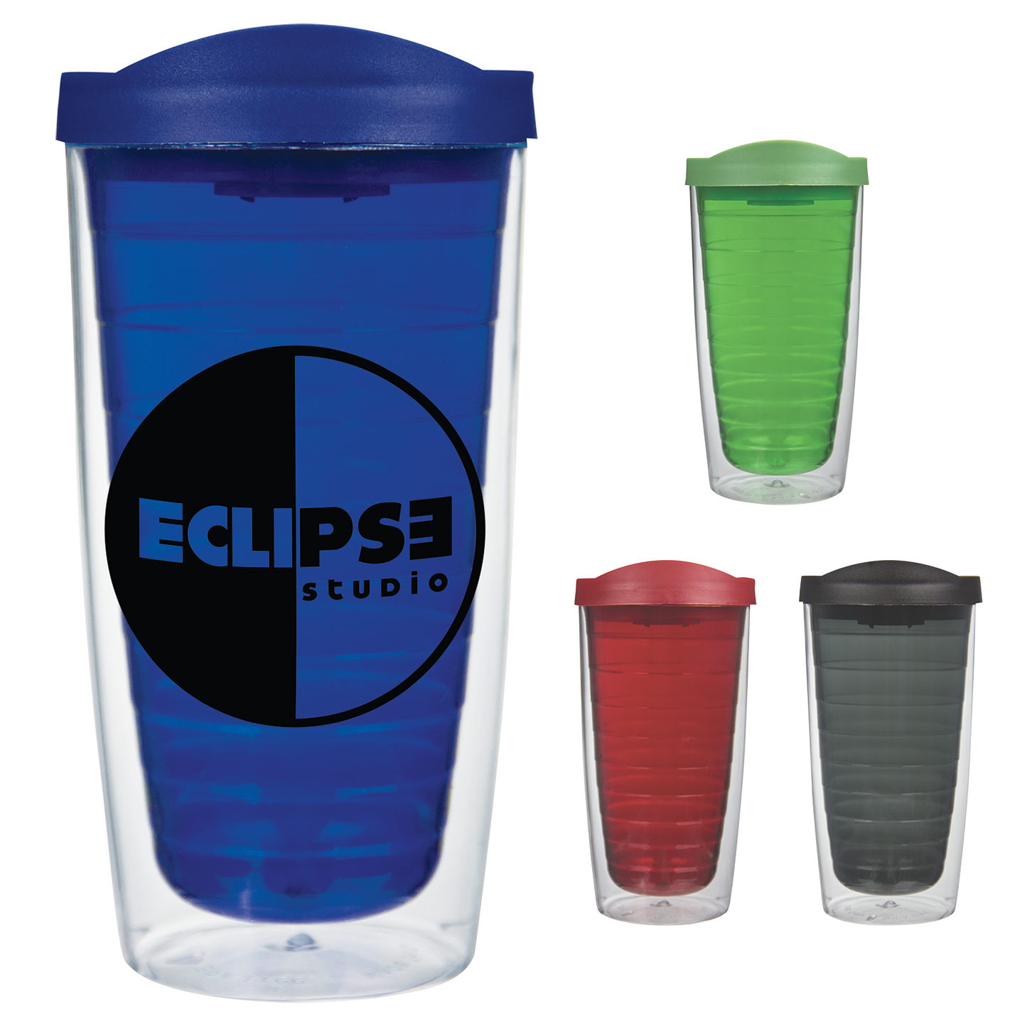 Blue 15 Oz Double Wall Cruiser Tumbler