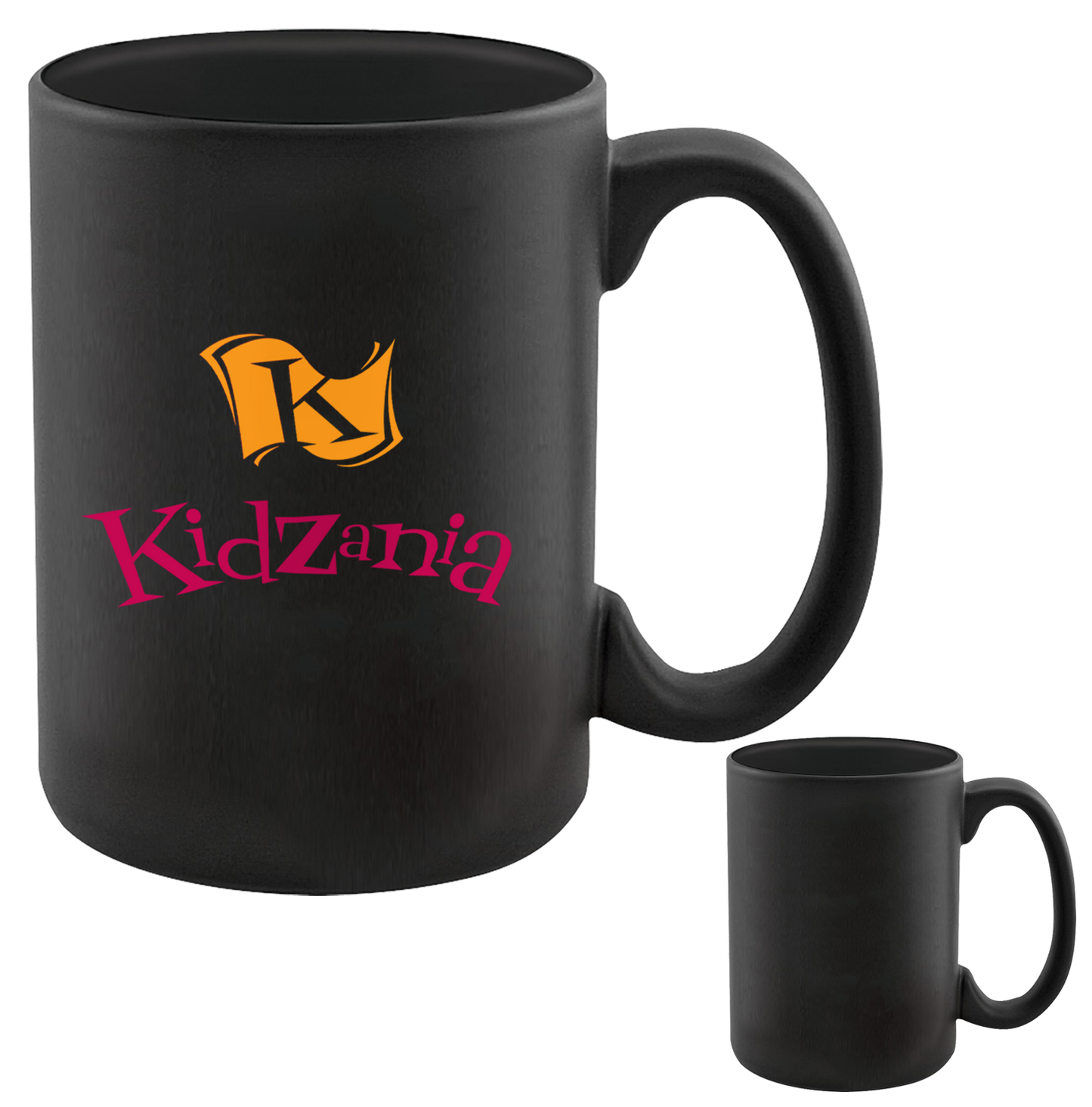 Black 15 Oz Matte Finished Mug