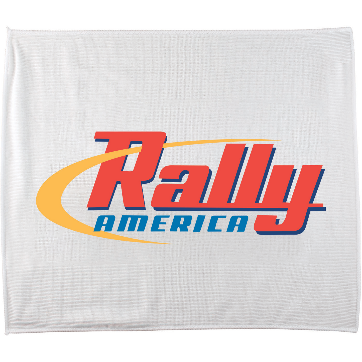 White 15" X 18" Poly Blend Rally Towel
