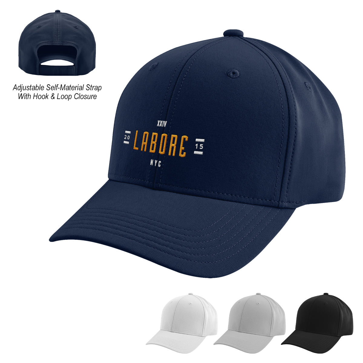 BLACK rPET Performance Flex Cap