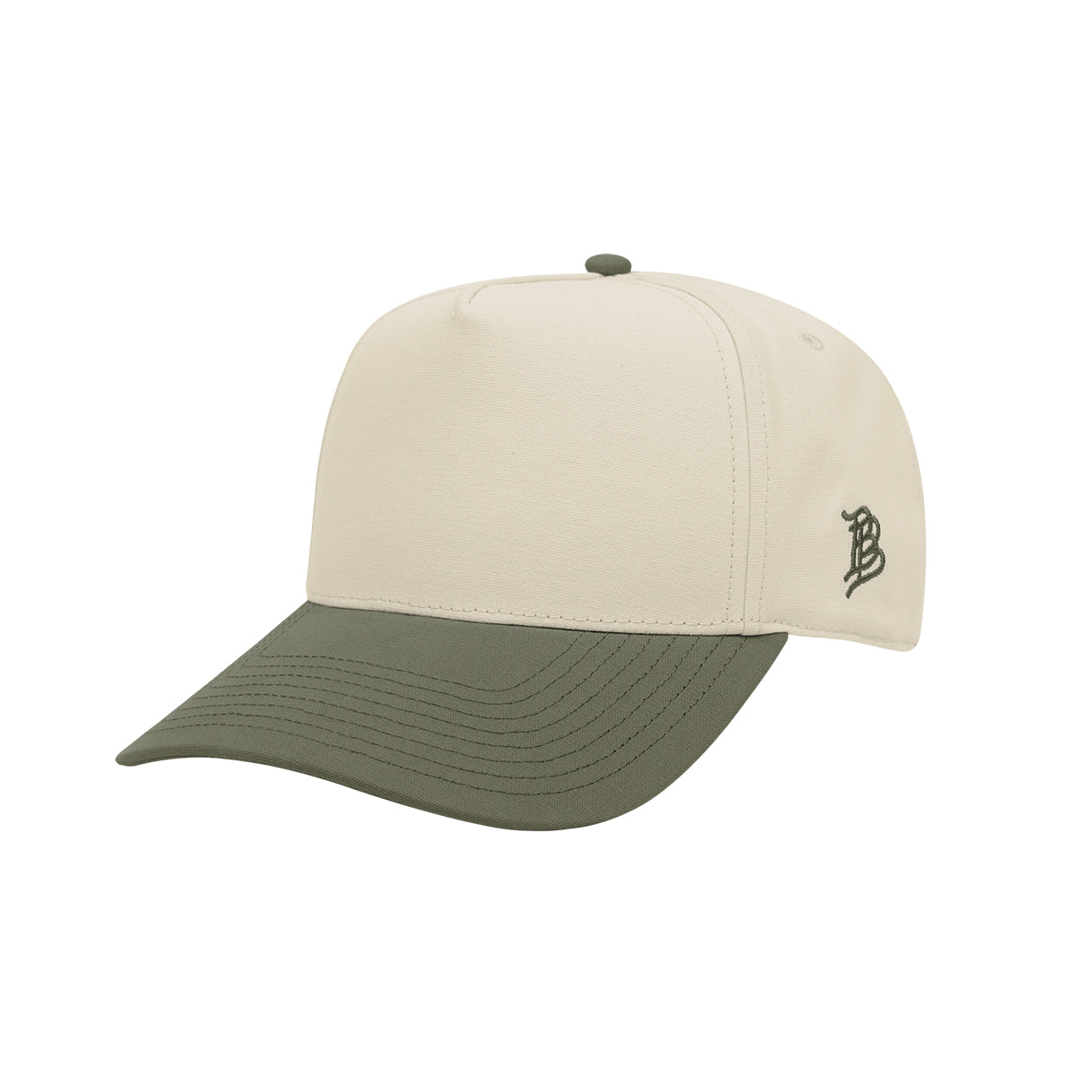 Branded Bills Bare Curved Two-Tone Canvas Cap