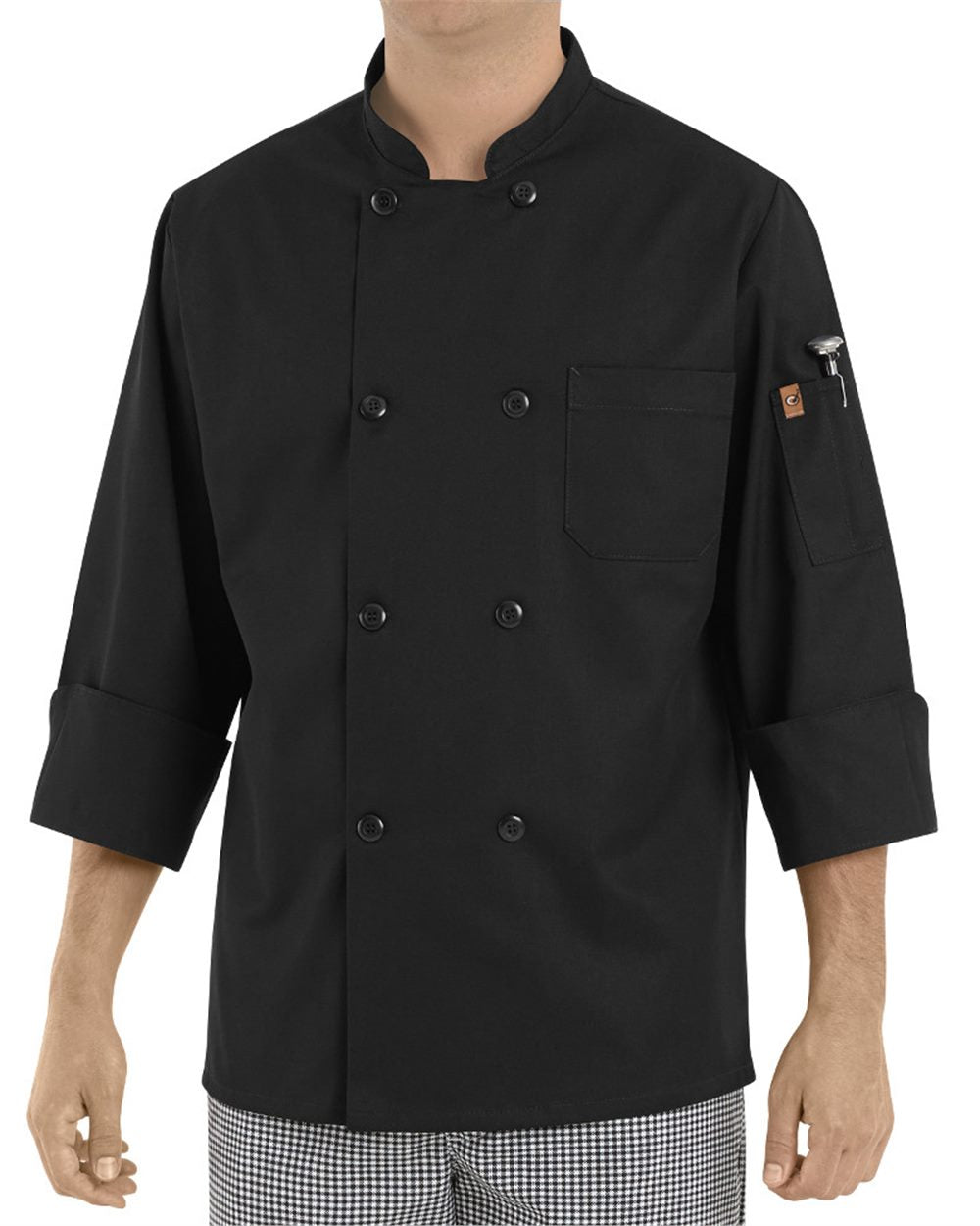 Black Traditional Chef Coat - KT76