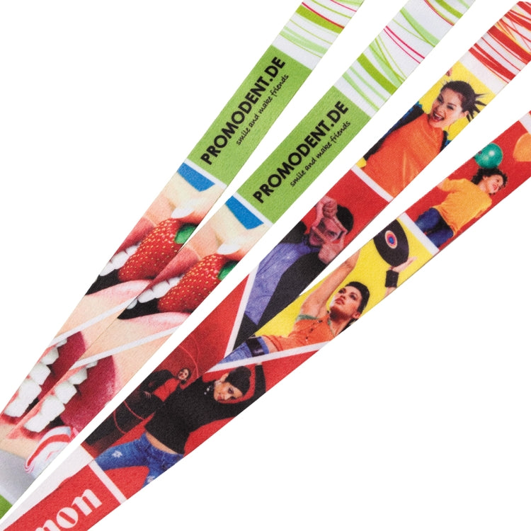 "OWEN" 3/4” Textured Polyester Multi-Color Sublimation Lanyard