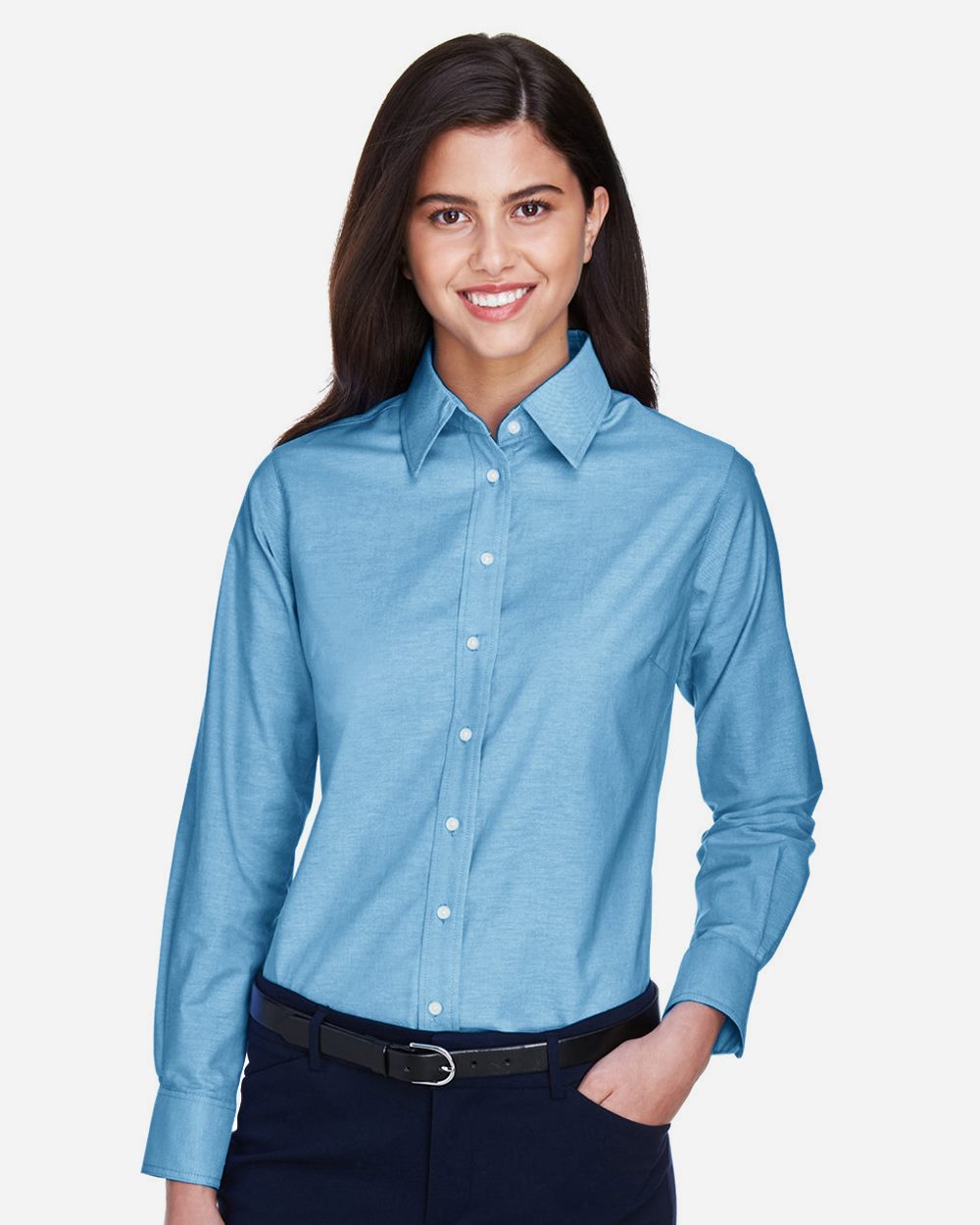Women's Stain-Release Short Sleeve Oxford Shirt - M600SW
