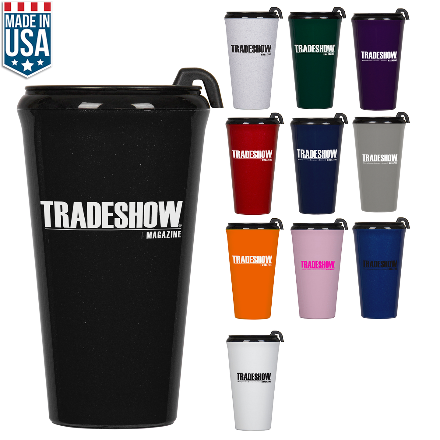 Black Black 16 Oz Infinity 2 Tumbler