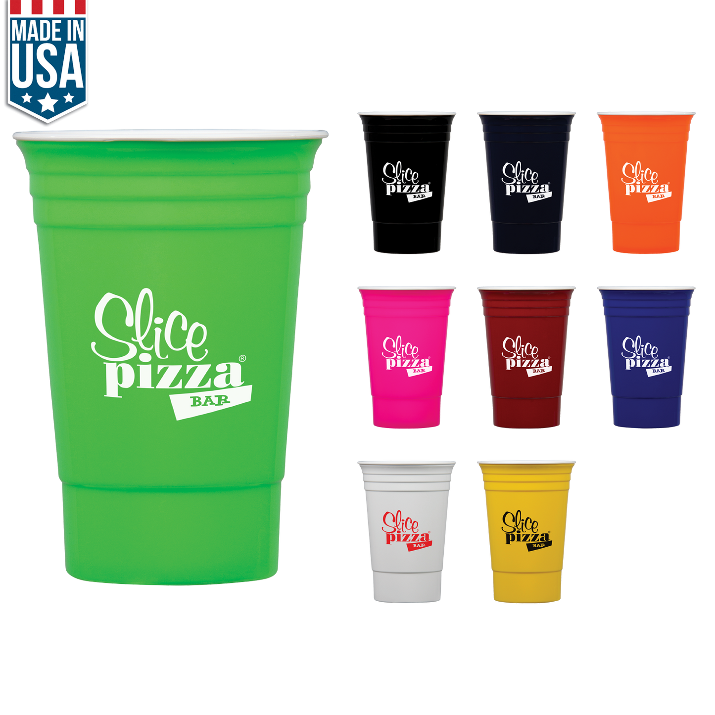 Black 16 oz Party Cup
