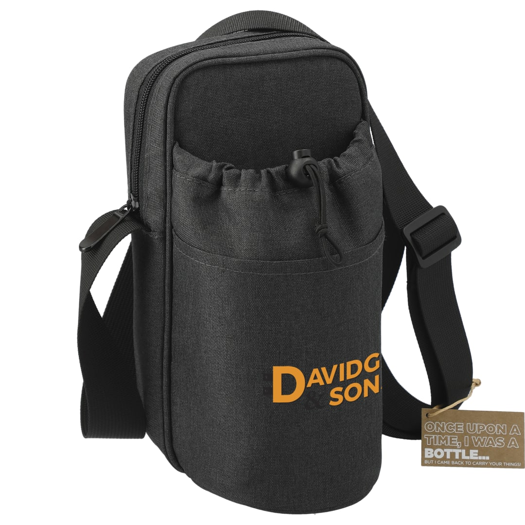 Traver RPET Adjustable Bottle Sling Cooler w/Pouch