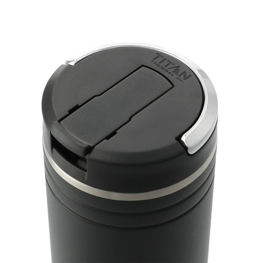 Front View of Black Arctic Zone® Titan Thermal HP® Tumbler 24oz