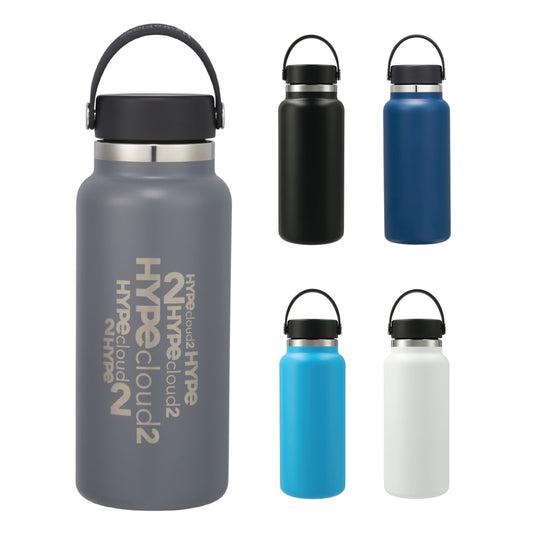 Black Hydro Flask® Wide Mouth With Flex Cap 32oz
