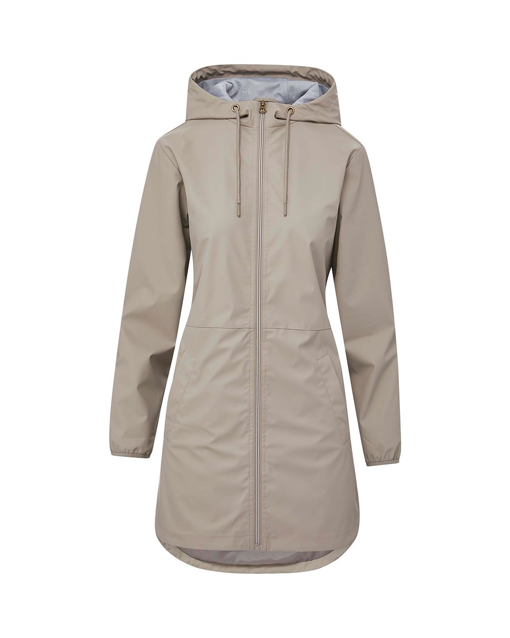 Women's Vintage Hooded Rain Jacket - W193910