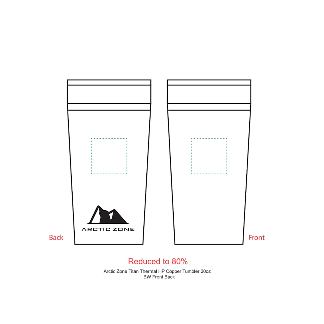 Arctic Zone® Titan Thermal HP® Copper Tumbler 20oz