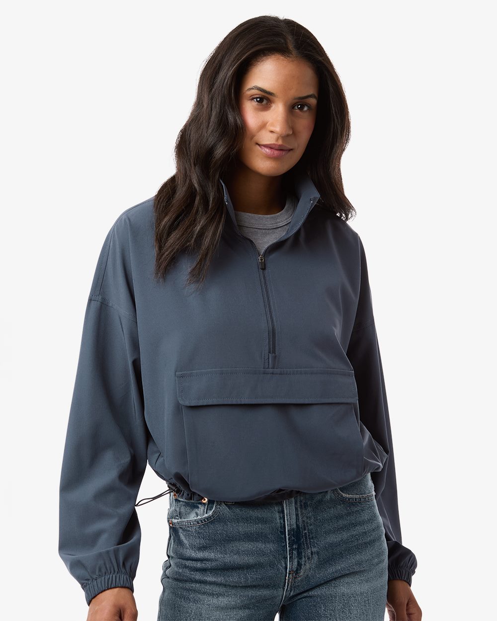 Women's Stretch Woven Quarter-Zip Pullover - BW5204