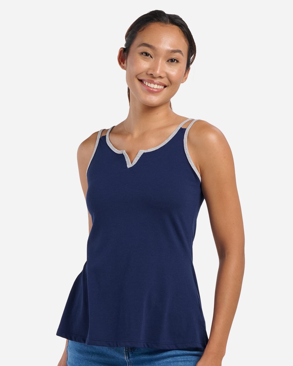 Women's Split Shoulder Tank Top - BW2506
