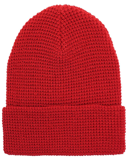 Waffle Cuffed Knit Beanie - 2501K