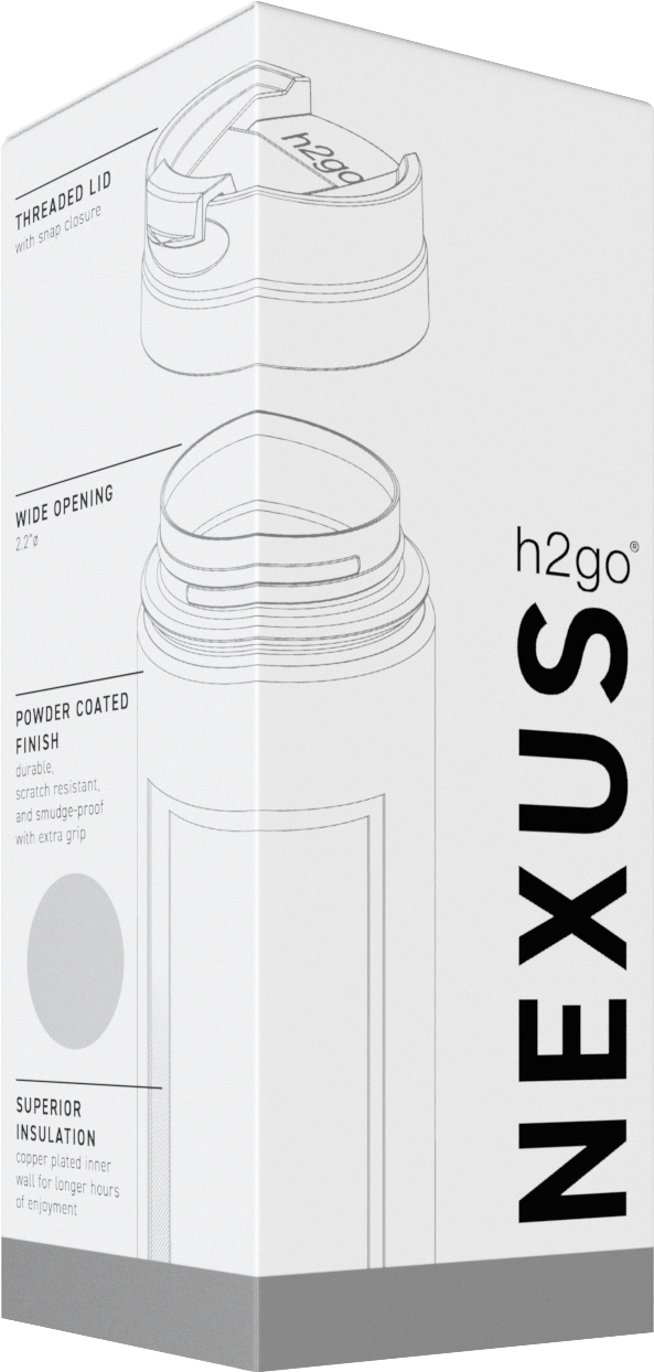 matte black 16.9 oz h2go nexus - powder