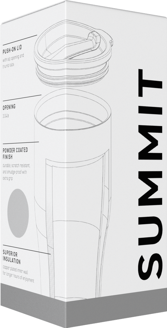 matte black 16.9 oz summit - powder