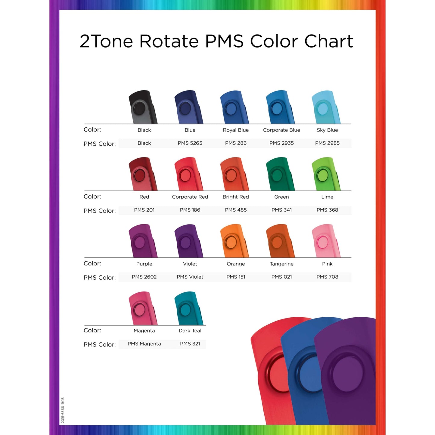 Rotate 2Tone Flash Drive 4GB