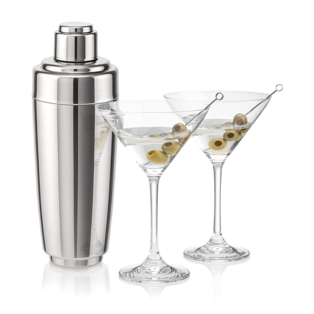 Pescara Shaker & Burlington Martini Set