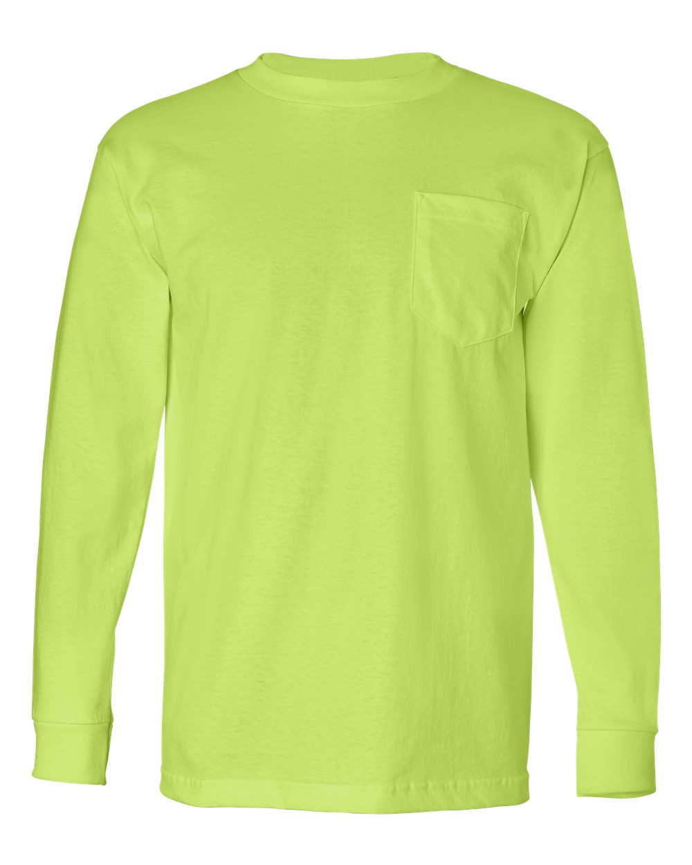 Unisex USA-Made Long Sleeve Pocket T-Shirt - 8100