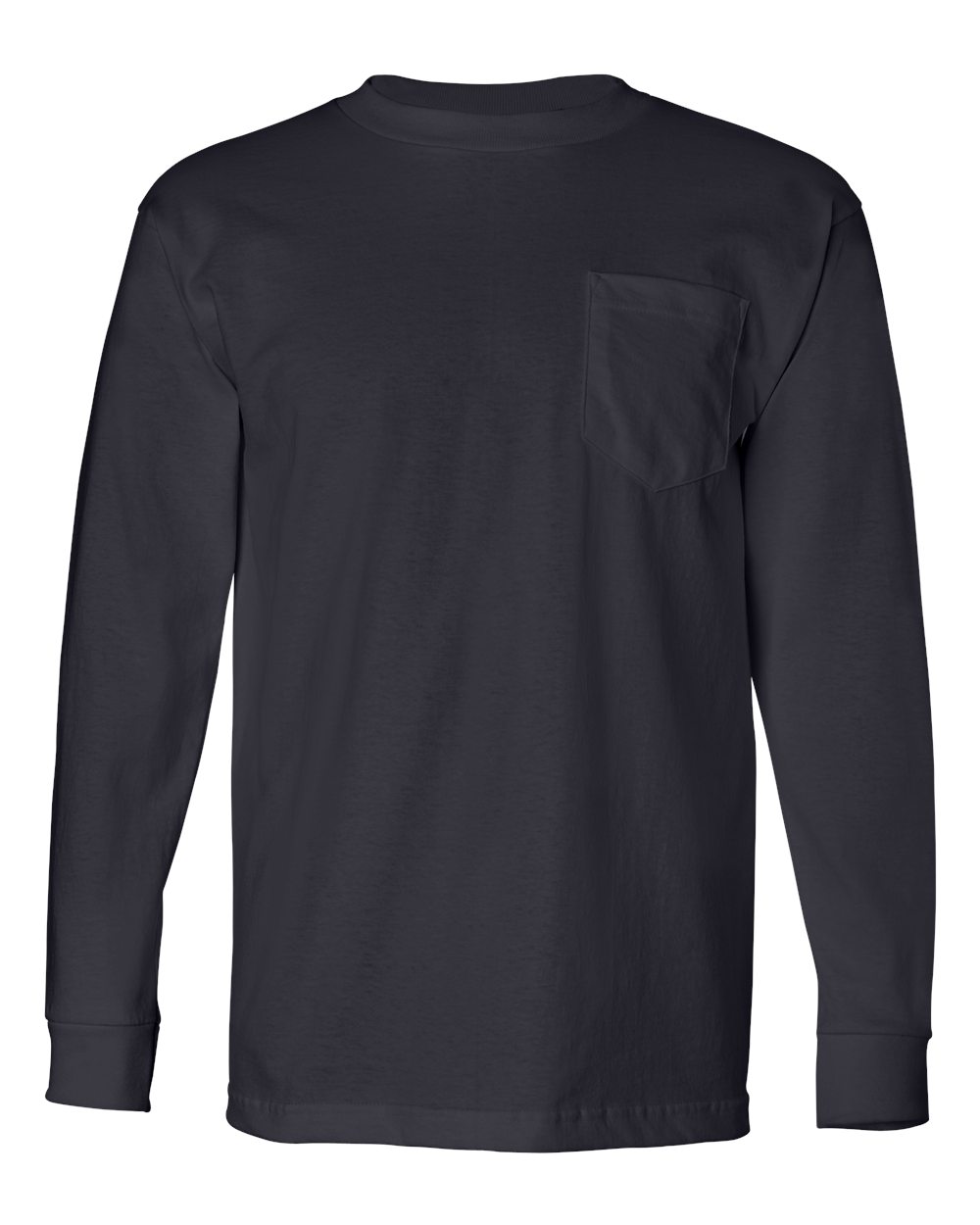 Unisex USA-Made Long Sleeve Pocket T-Shirt - 8100