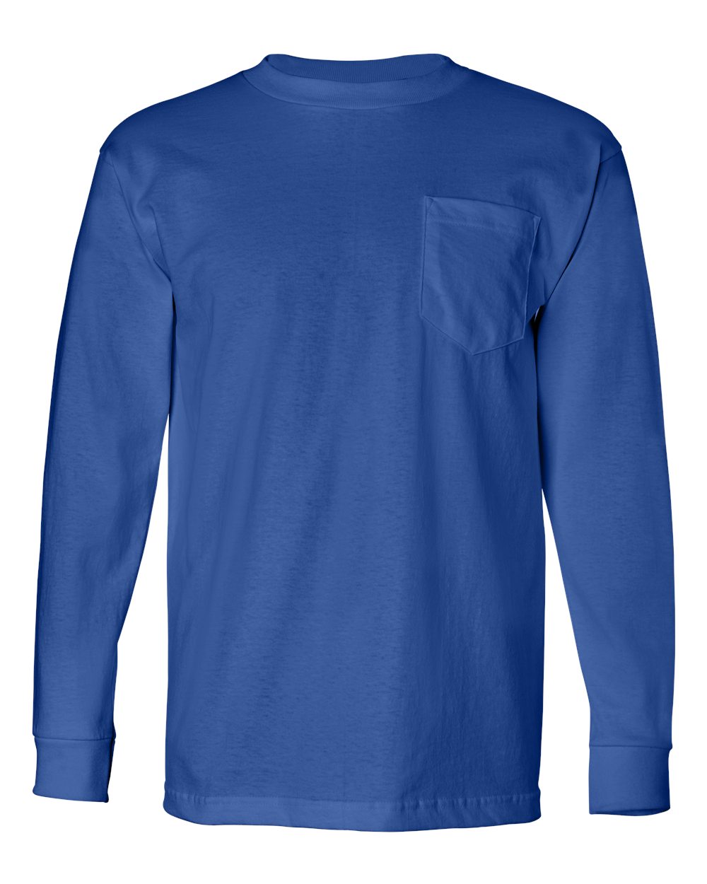 Unisex USA-Made Long Sleeve Pocket T-Shirt - 8100