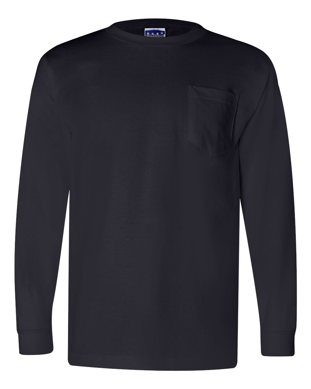 Unisex Union-Made Long Sleeve Pocket T-Shirt - 3055