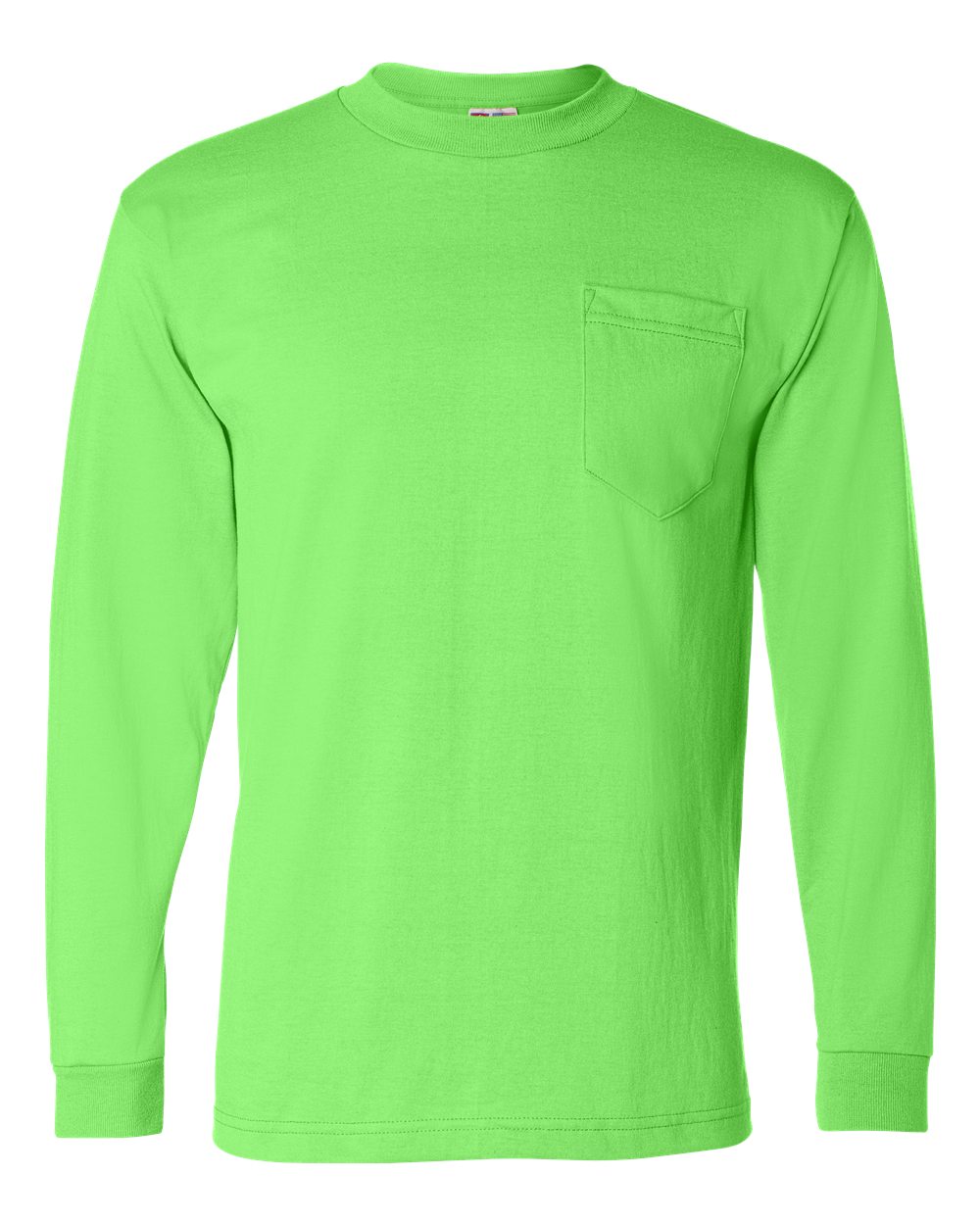 Unisex USA-Made 50/50 Long Sleeve Pocket T-Shirt - 1730