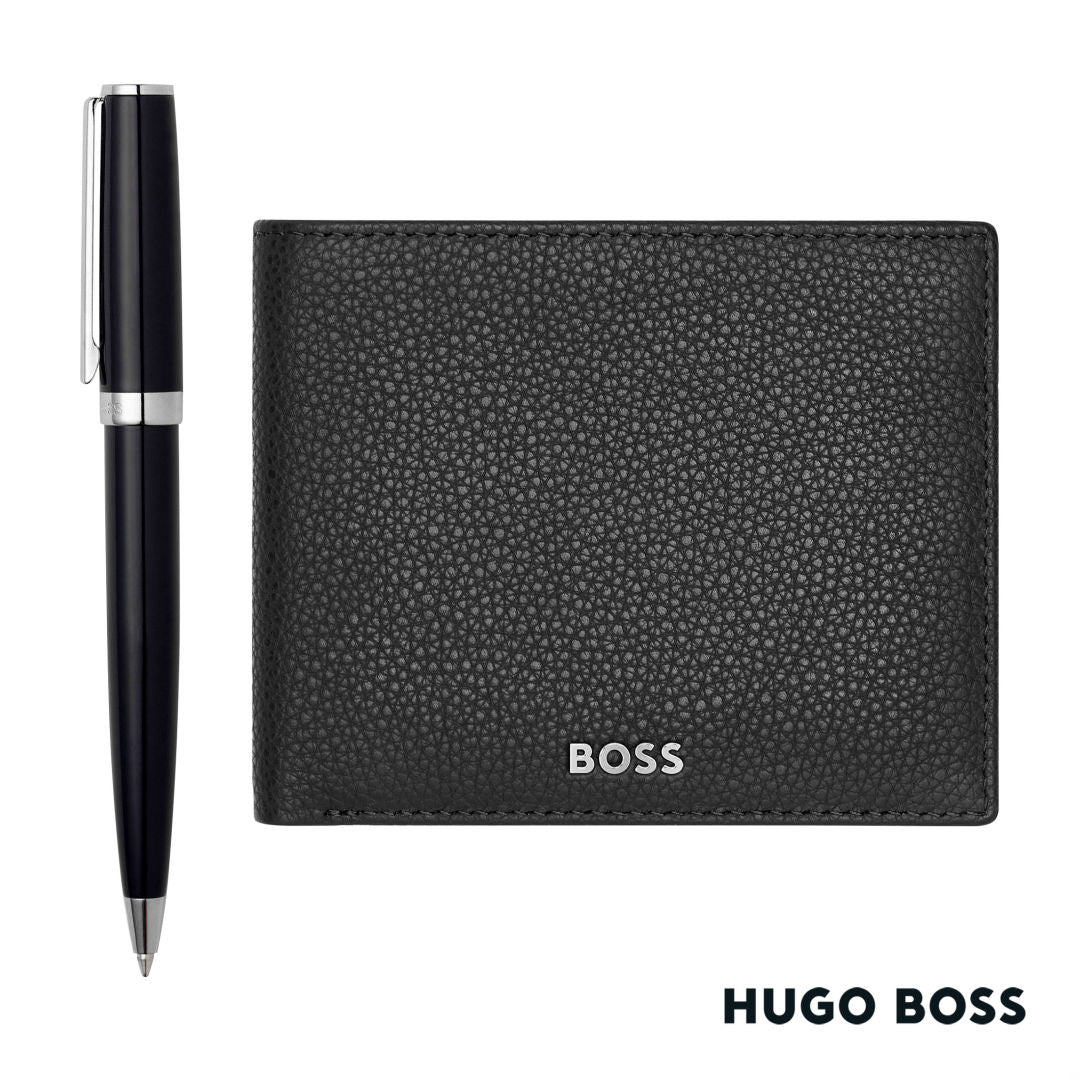 Hugo Boss® Ballpoint Pen & Wallet Set