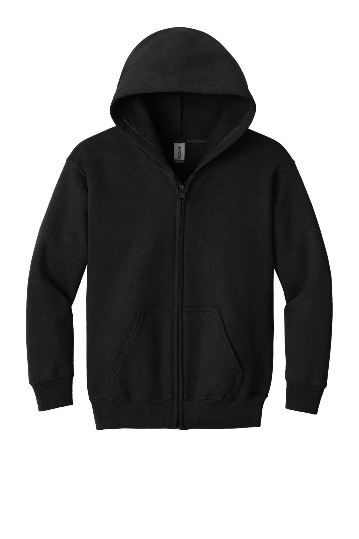 Gildan Youth Heavy Blend Full-Zip Hooded Sweatshirt. 18600B