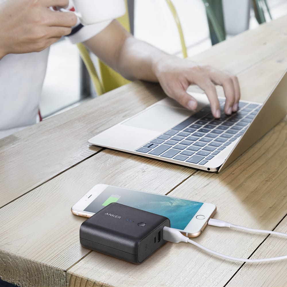 Black Anker® PowerCore Fusion 5000mAh