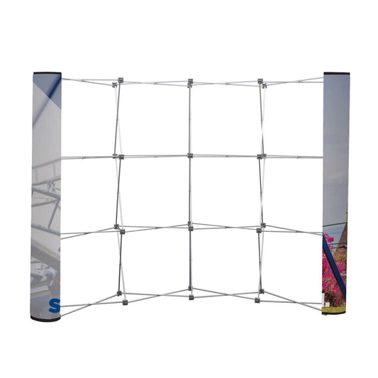 Curved Show 'N Rise Floor Display End Panel (Mural)