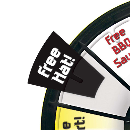 Spin 'N Win Prize Wheel Replacement Graphic Inserts Kit