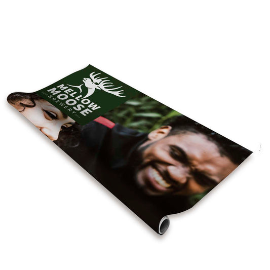 33.5" Economy Plus Retractor Replacement Banner (No-Curl Opaque Fabric)