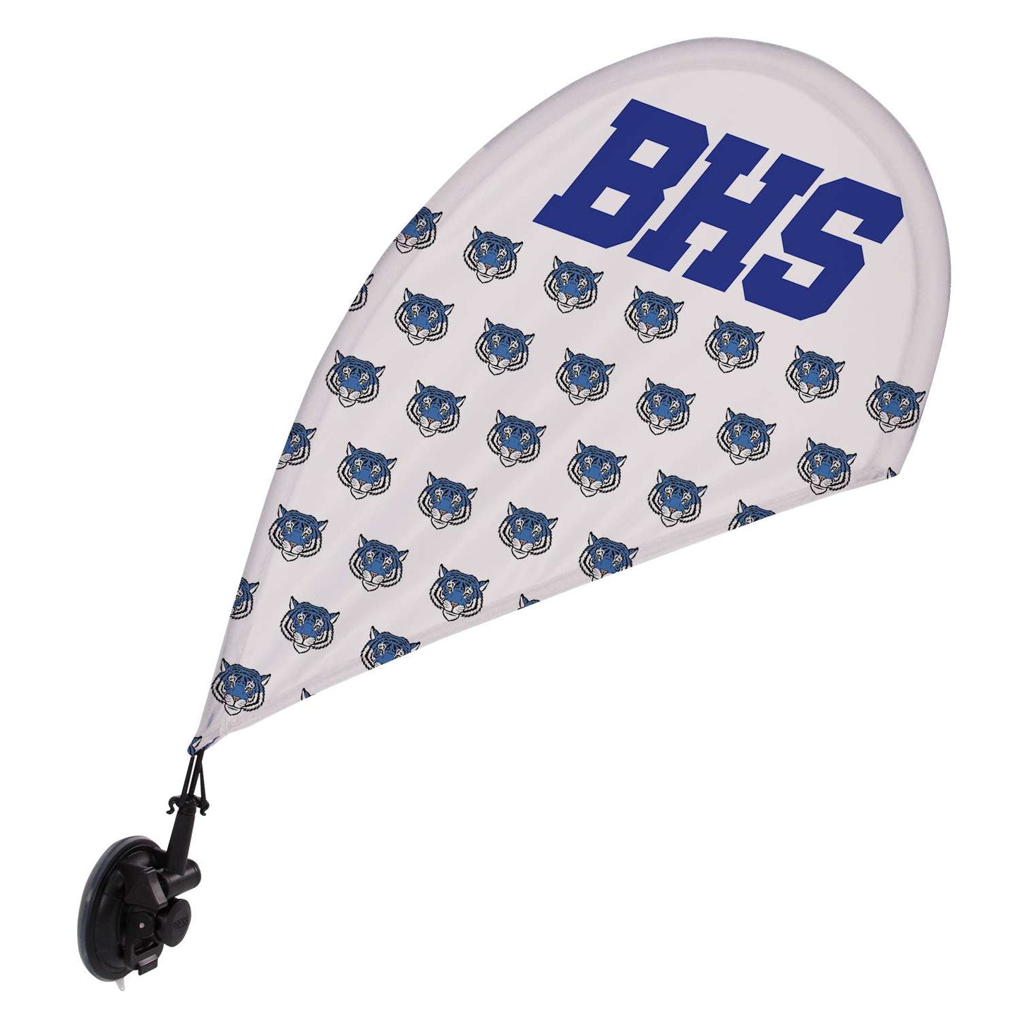 Mini Teardrop Sail Sign with Suction Cup Base Kit Single-Sided