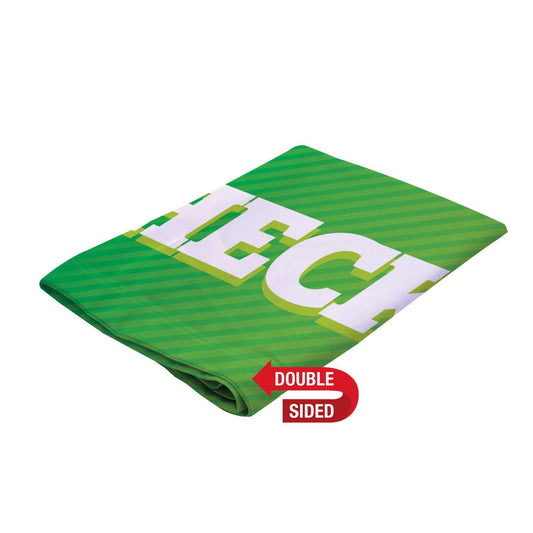 17' Premium Blade Sail Sign Replacement Flag (Double-Sided)