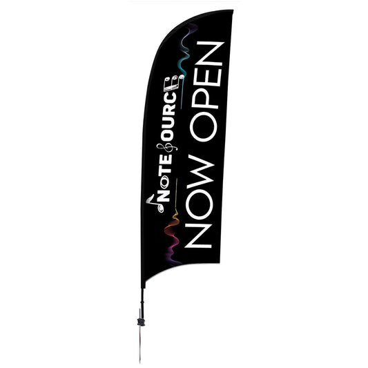 9' Elite Razor Nylon Sail Sign Kit (Single-Sided with Ground Spike)