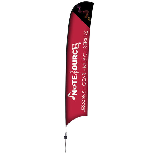 17' Elite Razor Nylon Sail Sign Kit (Single-Sided with Ground Spike)