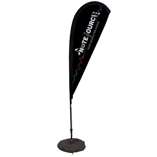 6' Elite Teardrop Nylon Sail Sign Kit (Single-Sided with Scissor Base)