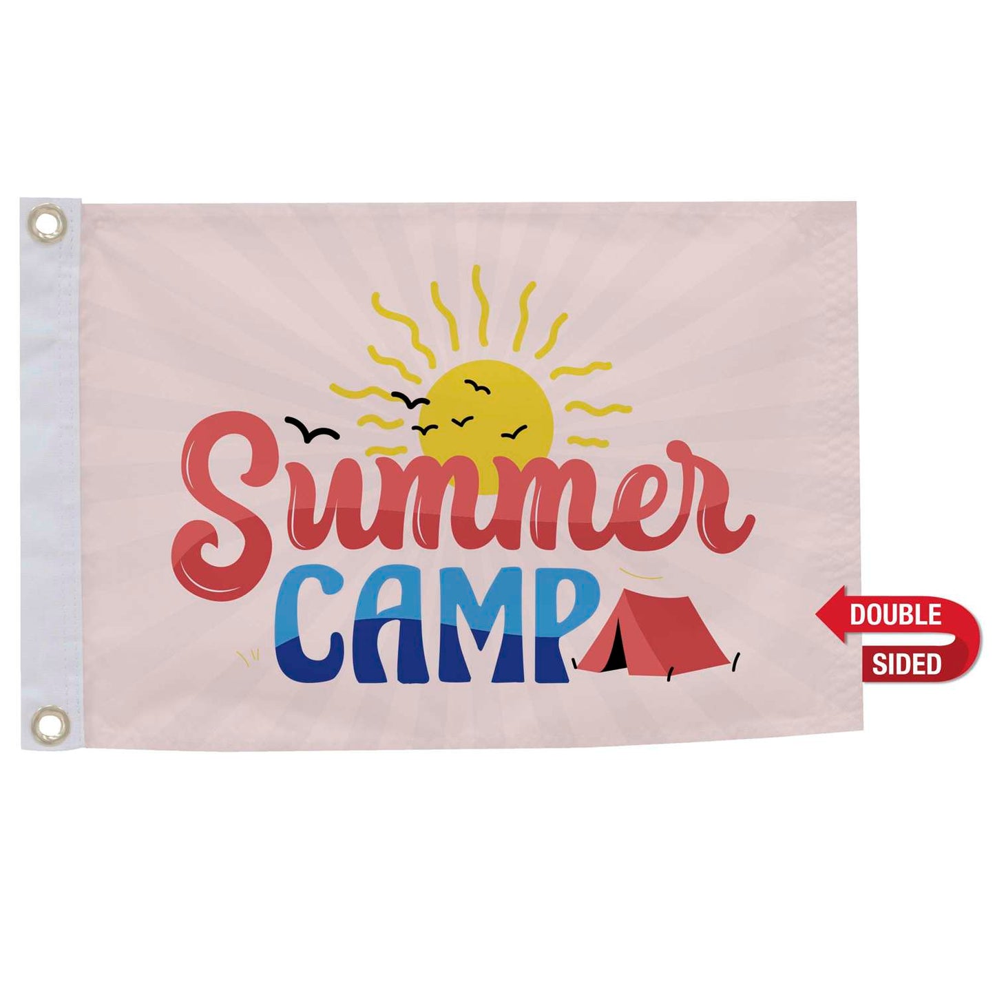 12" x 18" Polyester Flag Double-Sided