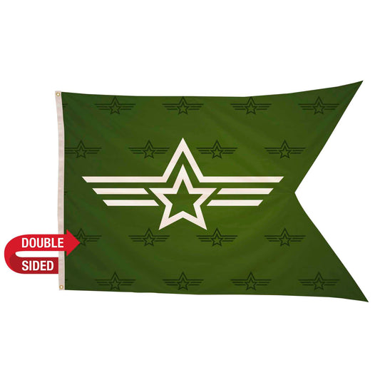 4' x 6' Polyester Guidon Flag Double-Sided